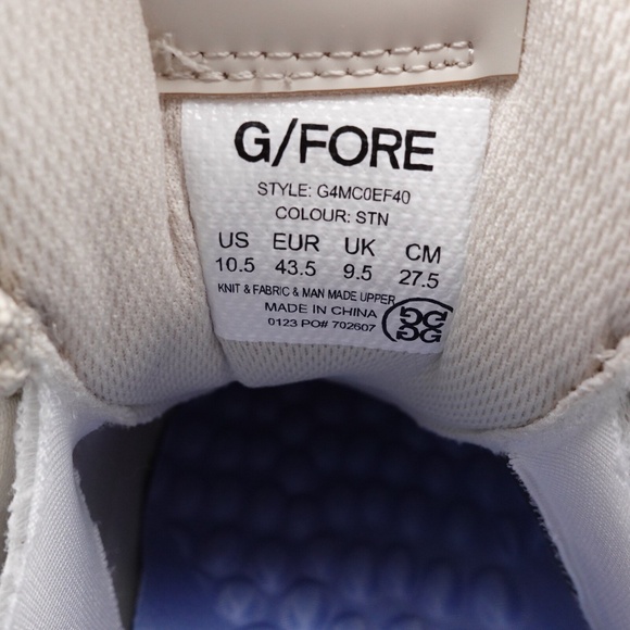 NEW Men's G/FORE MG4X2 Cross Training Golf Shoes G4MC0EF40-STN Stone - Picture 13 of 16